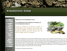 Tablet Screenshot of krokodilstation-golzow.de